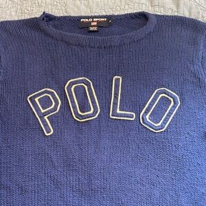 Polo by Ralph Lauren Men's Navy Crewneck Sweater